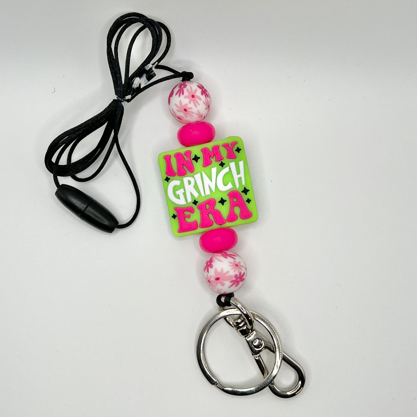Pink Grinch Era Lanyard